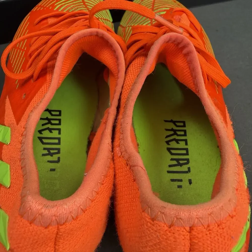 Adidas Predator Soccer Cleats Orange Mens Size 6.5